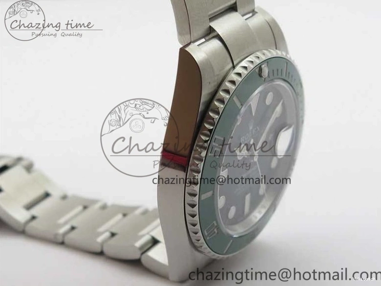 A3235 41mm LV on Submariner Black Bracelet Kermit EWF SS Dial 126610 0101